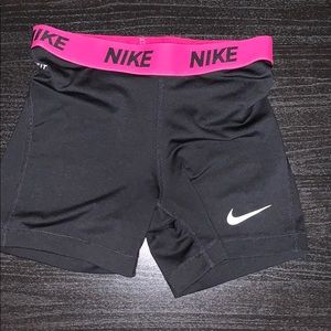 Black Nike Pro Compression Shorts